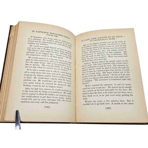 Tips From A Thousand Salesmen J.C. Aspley 1929 Hardcover Book VTG Business Sales - Picture 16 of 16